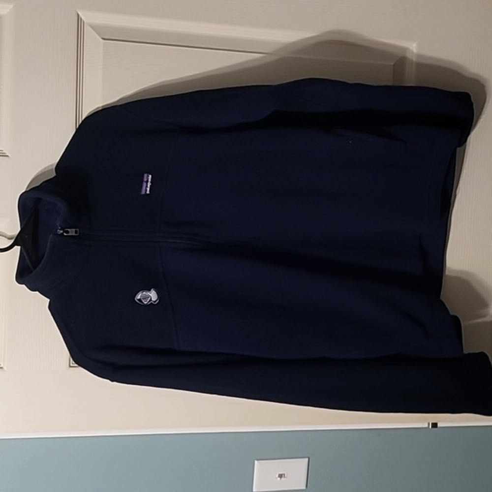 PATAGONIA Lightweight Synchilla 'Knights'‎ Dark Blue 1/2 Zip Pullover Men's M